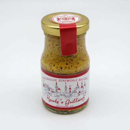 Heinke's Grillsenf im Glas (Produktfoto)